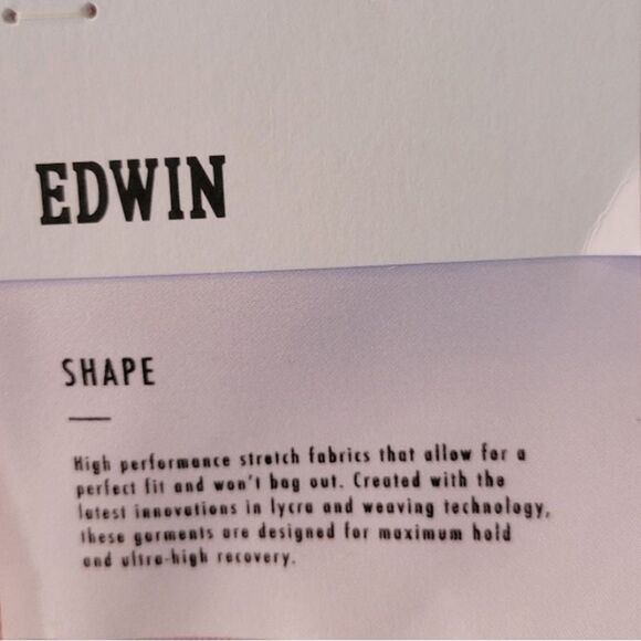 EDWIN ANTHROPOLOGIE Women’s Pixie 9” Jeans in the Size 25 in Petal Pink Color - Picture 7 of 9